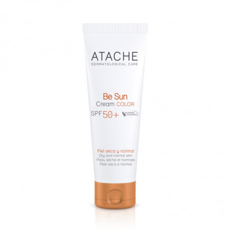 Be Sun. SPF50+ Crema protectora facial con color - ATACHE