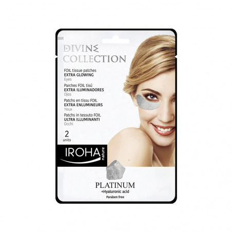 Divine Collection. Parches Ojos Foil platino - IROHA NATURE