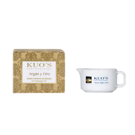 Massage Candles. Argan and Gold Hot Oil Candle - Kuo's Professional