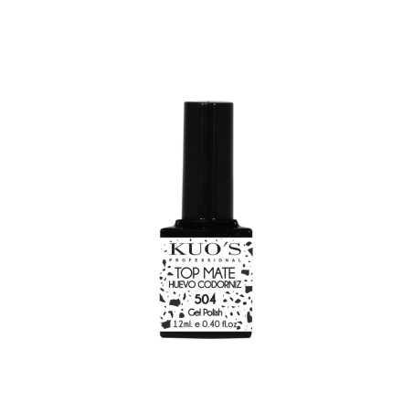 Finitions vernis gel. Oeuf Mat Top 504 - Kuo's Professional