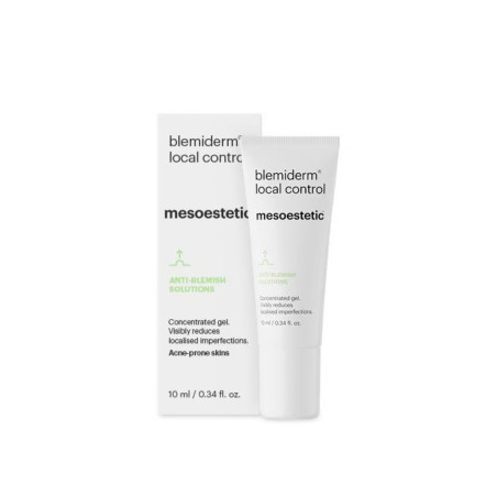 Anti-Makel-Lösungen. Lokale Blemiderm-Kontrolle – Mesoestetic