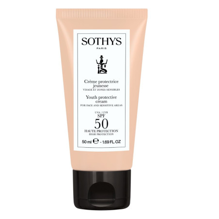 Solar Jeunesse. Creme Protetor FPS50 para rosto e zonas sensíveis - Sothys