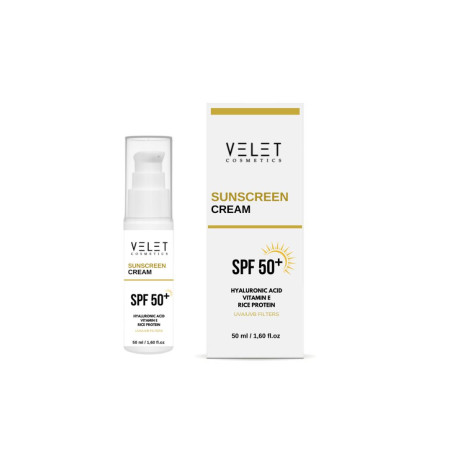 Crema Solare SPF 50+ – Velet Cosmetics