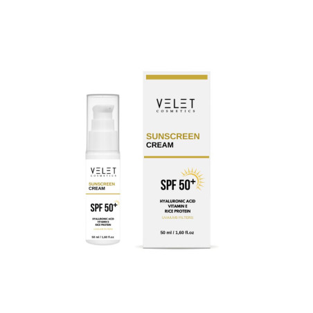 Crème Solaire SPF 50+ – Velet Cosmetics