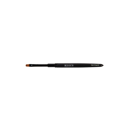 Kuo's Professional - Brush Black Sculpted Gel Oval Profesional